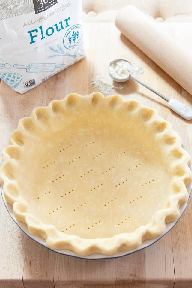 Baking: Grate butter to make flaky pie crust or biscuits