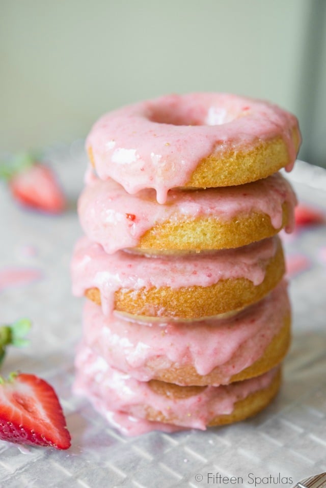 Strawberry Glazed Donuts - Stephanie's Sweet Treats