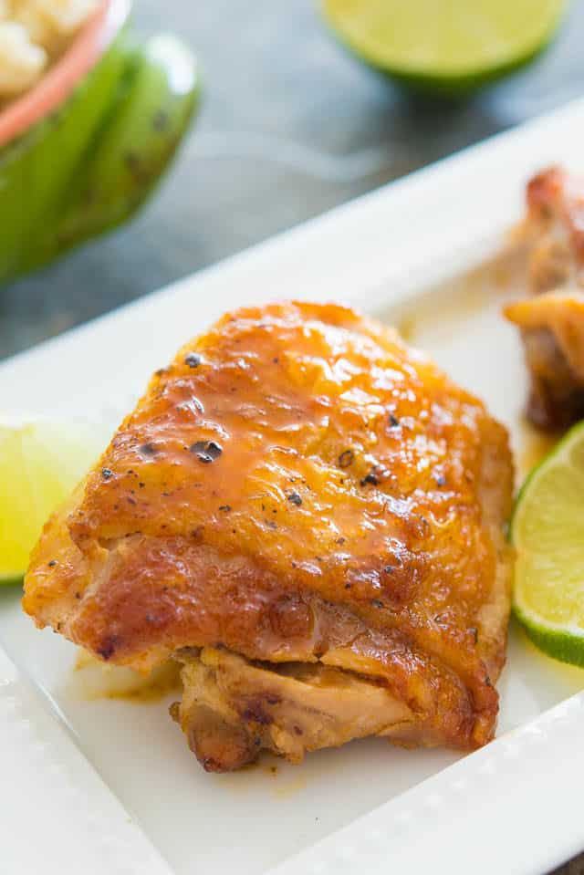 Honey Lime Chicken Thighs - Quick and Easy Recipe for Dinner!