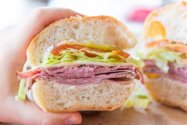 Let's build a homemade Italian submarine sandwich together