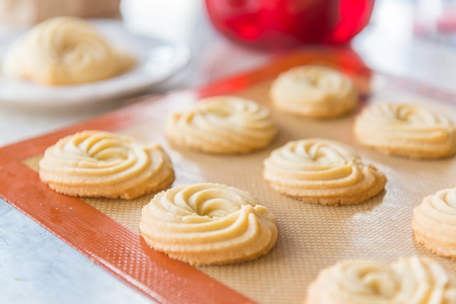 Bake these buttery, crisp, Gluten Free Shortbread Cookies in one