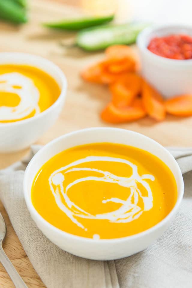 Carrot Coconut Soup - Fifteen Spatulas