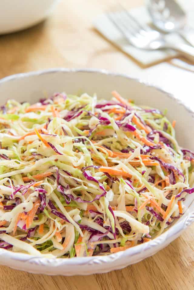 Traditional Coleslaw Recipe With Mayonnaise | Deporecipe.co