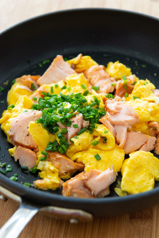 Salmon and Eggs - My Favorite Simple, Healthy Breakfast Recipe