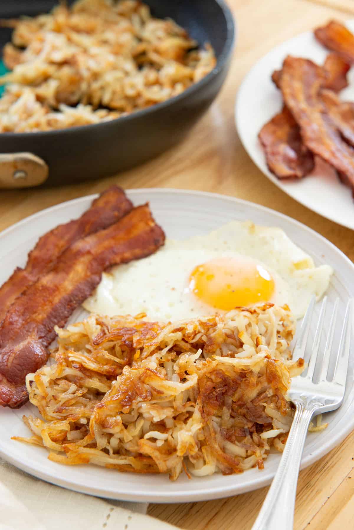 How to grate or shred homemade hashbrowns 